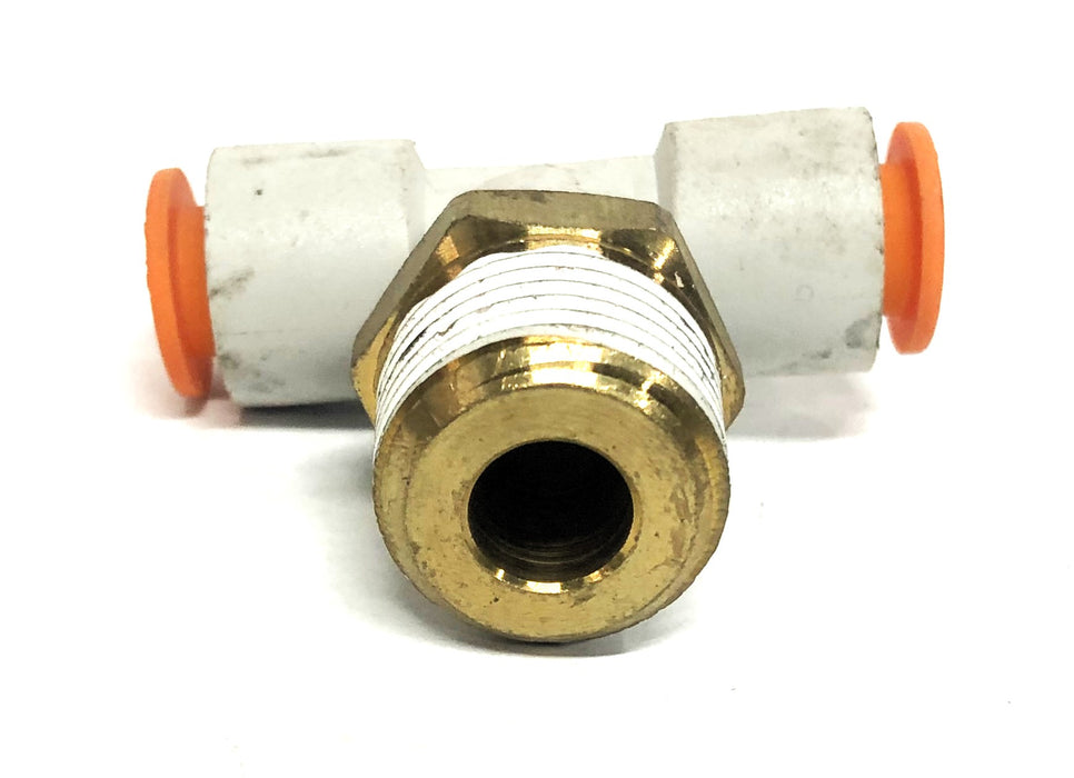 SMC 1.75 Metric Pitch Push Connect Union Tee Coupling 3/8 Inch [Lot of 5] NOS