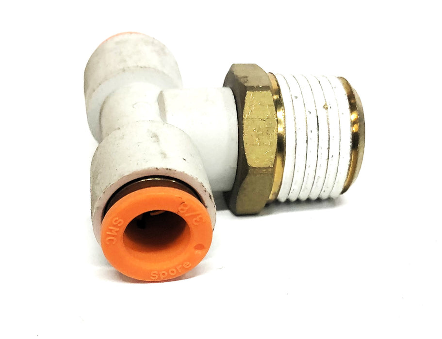 SMC 1.75 Metric Pitch Push Connect Union Tee Coupling 3/8 Inch [Lot of 5] NOS