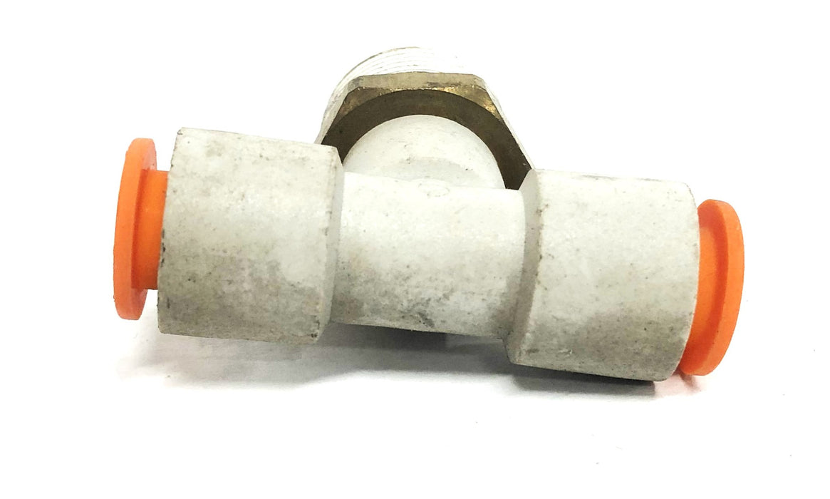 SMC 1.75 Metric Pitch Push Connect Union Tee Coupling 3/8 Inch [Lot of 5] NOS