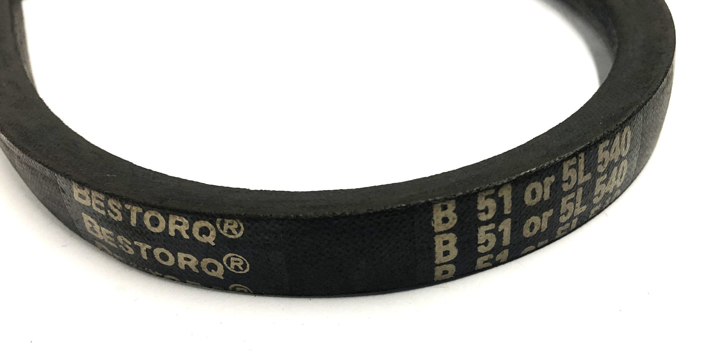 Bestorq Power Transmission V-Belt B51 or 5L540 [Lot of 2] NOS
