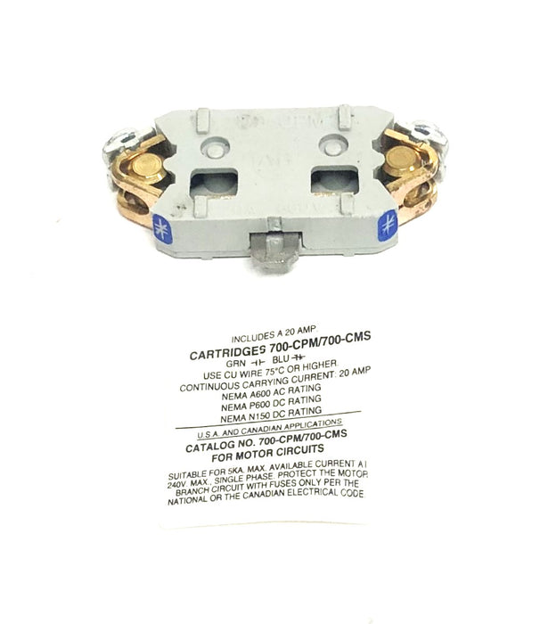 Allen-Bradley 20A 600V Contact Cartridge 700-CPM NOS