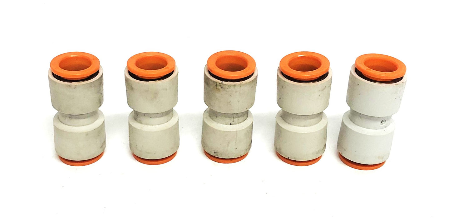SMC Push Connect Straight Coupling 1/2 Inch [Lot of 5] NOS