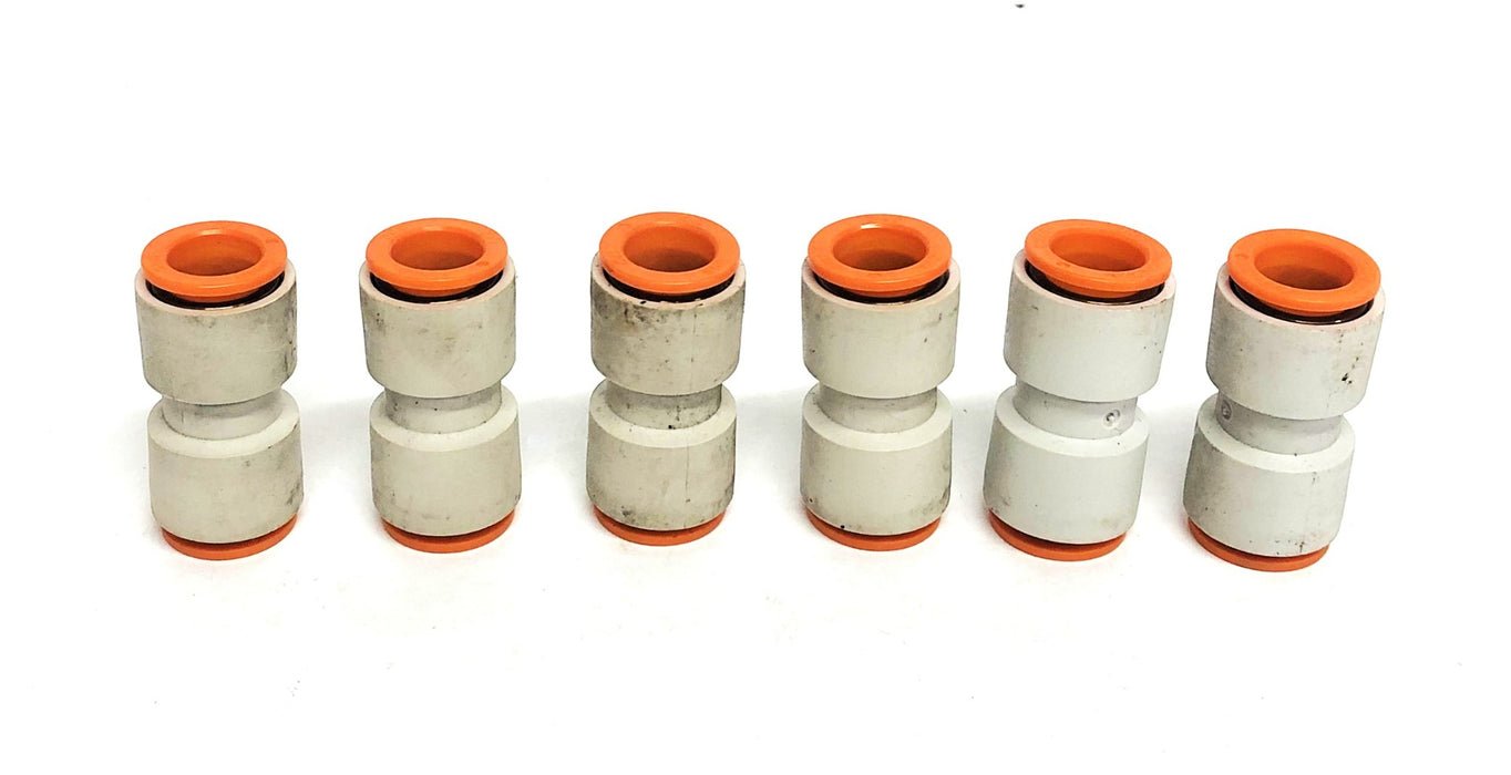 SMC Push Connect Straight Coupling 1/2 Inch [Lot of 6] NOS