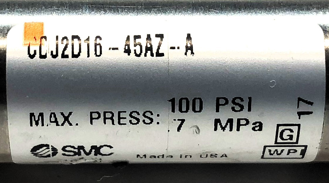 SMC Round Body Pneumatic Cylinder CDJ2D16-45AZ-A NOS