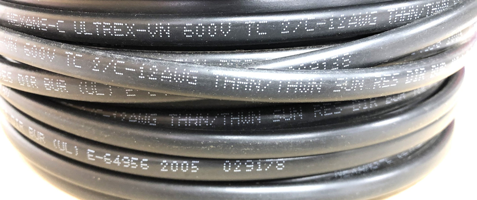 Nexans-C Ultrex-VN 600V 2/C-12AWG THHN/THWN Cable Wire Spool E-64956 NOS