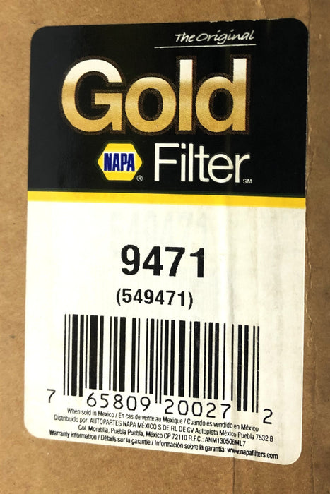 NAPA Gold Air Filter 9471 (549471) NOS