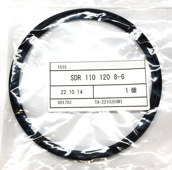 SDR Black Rubber Seal 110x120x8-6 NOS