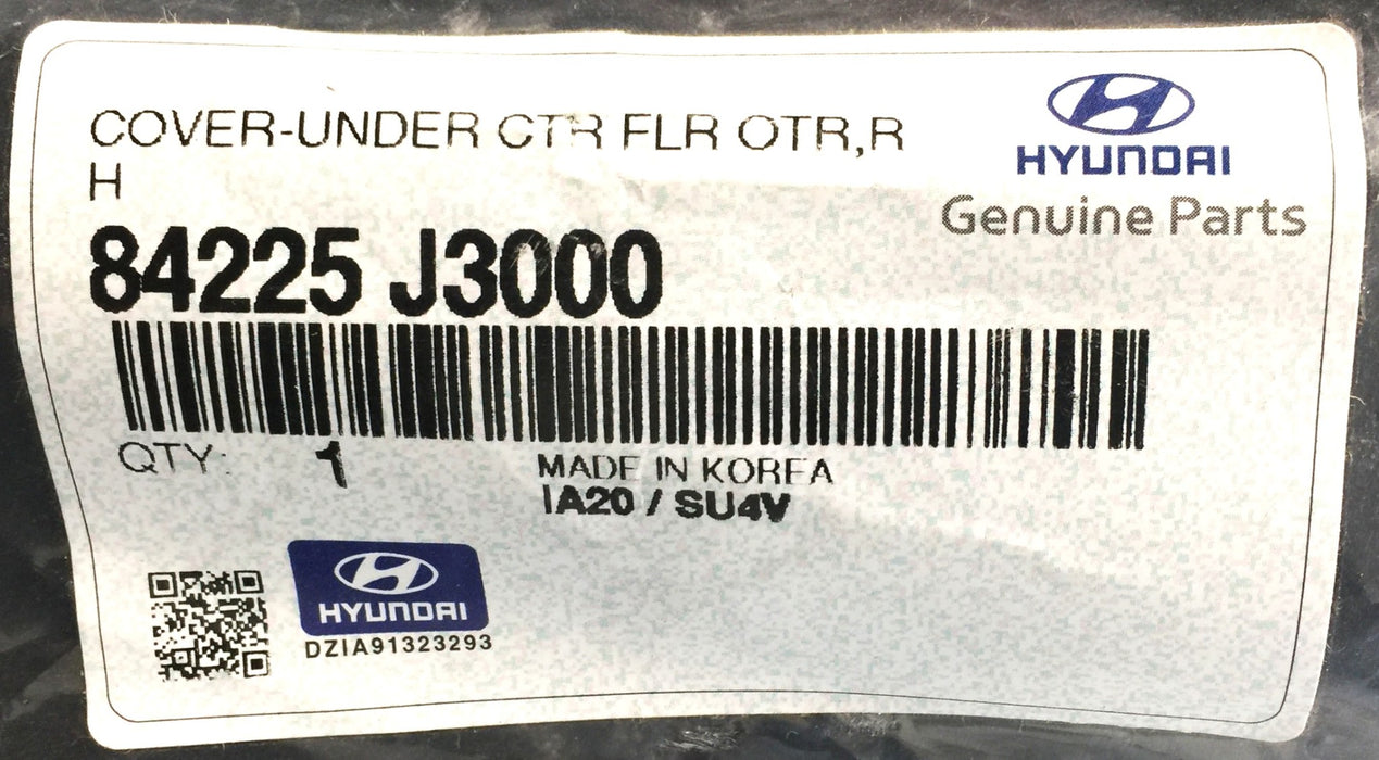 Hyundai Center Floor Undercover Assembly 84225 J3000 NOS