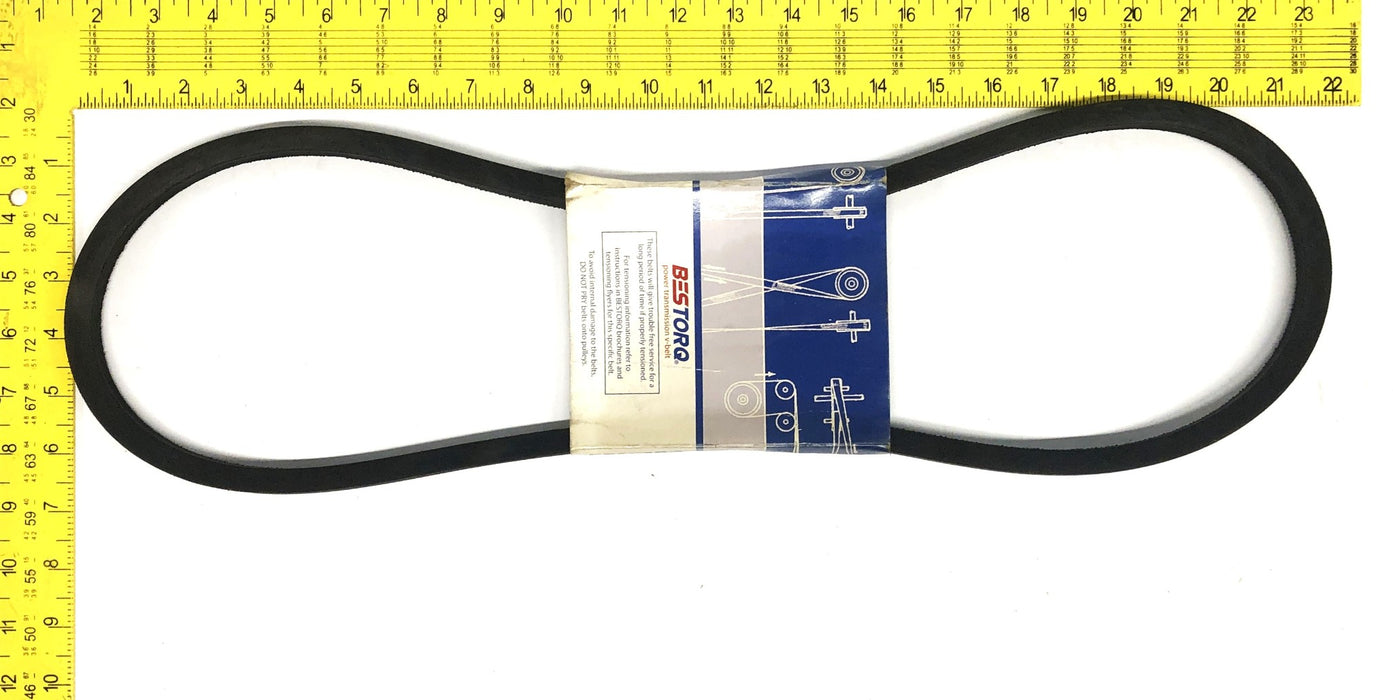 Bestorq Power Transmission V-Belt B48 or 5L510 [Lot of 2] NOS