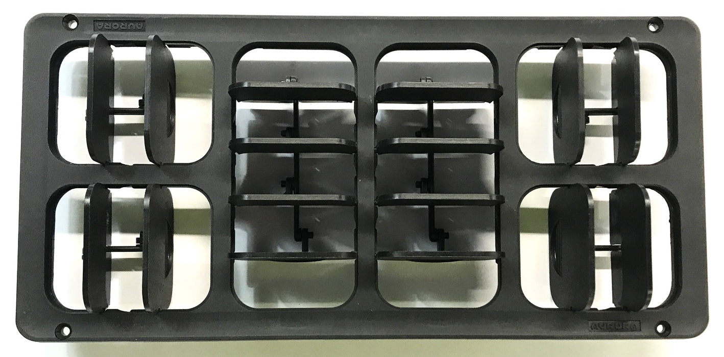 Aurora Plastic Vent 12" X 6" X 2" OAL NOS