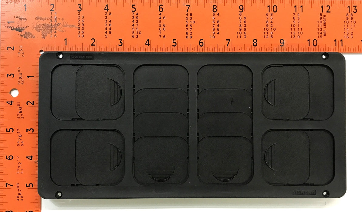 Aurora Plastic Vent 12" X 6" X 2" OAL NOS