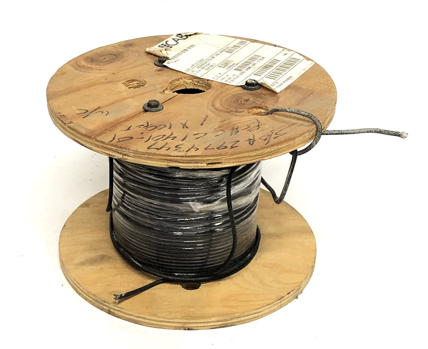 Omni Cable 14/1C (41 STR) SRML SFF - 2 Black High Temp Wire Spool C61401-01 NOS