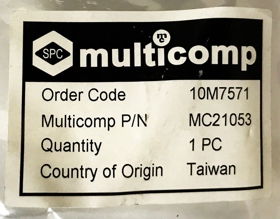 SPC Multicomp Round Shaft Control Knob MC21053 [Lot of 5] NOS