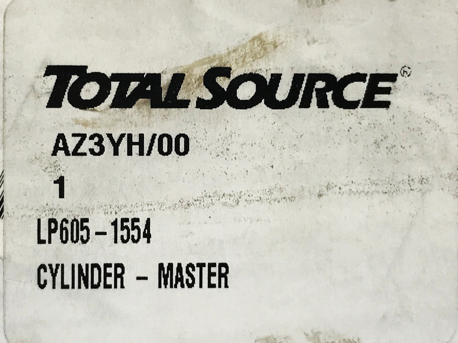 Total Source Forklift Master Cylinder LP605-1554 NOS