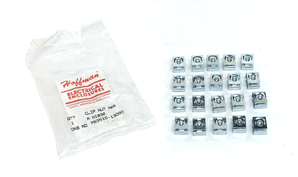 Hoffman Electrical Enclosures Pack of 20 Clip Nut 783510-13090 NOS