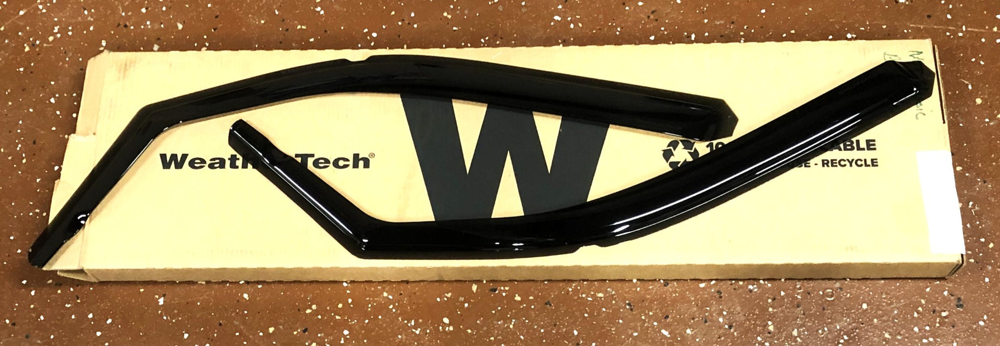 WeatherTech Smokey Grey WT Side Window Deflector 80935IM NOS