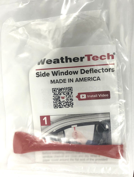 WeatherTech Smokey Grey WT Side Window Deflector 80935IM NOS