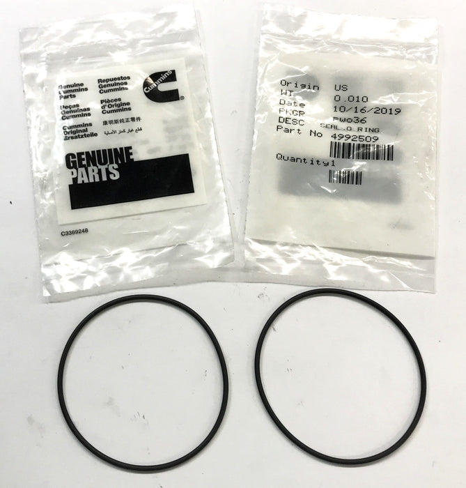 Cummins O Ring Seal 4992509 [Lot Of 2] NOS