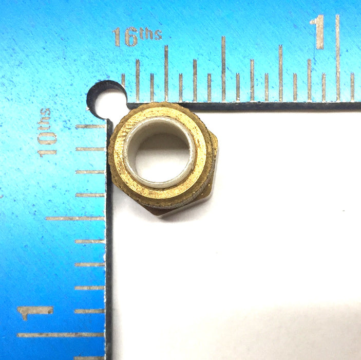 Unbranded 5/16" Brass Nut with Plastic Sleeve 261P05 (1261X5-A) [Lot of 11] NOS