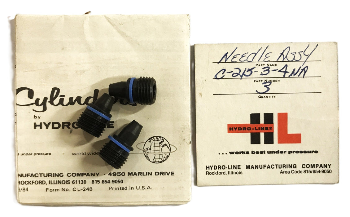 Hydro-Live Needle Assembly C-215-3-4NA [Lot of 3] NOS