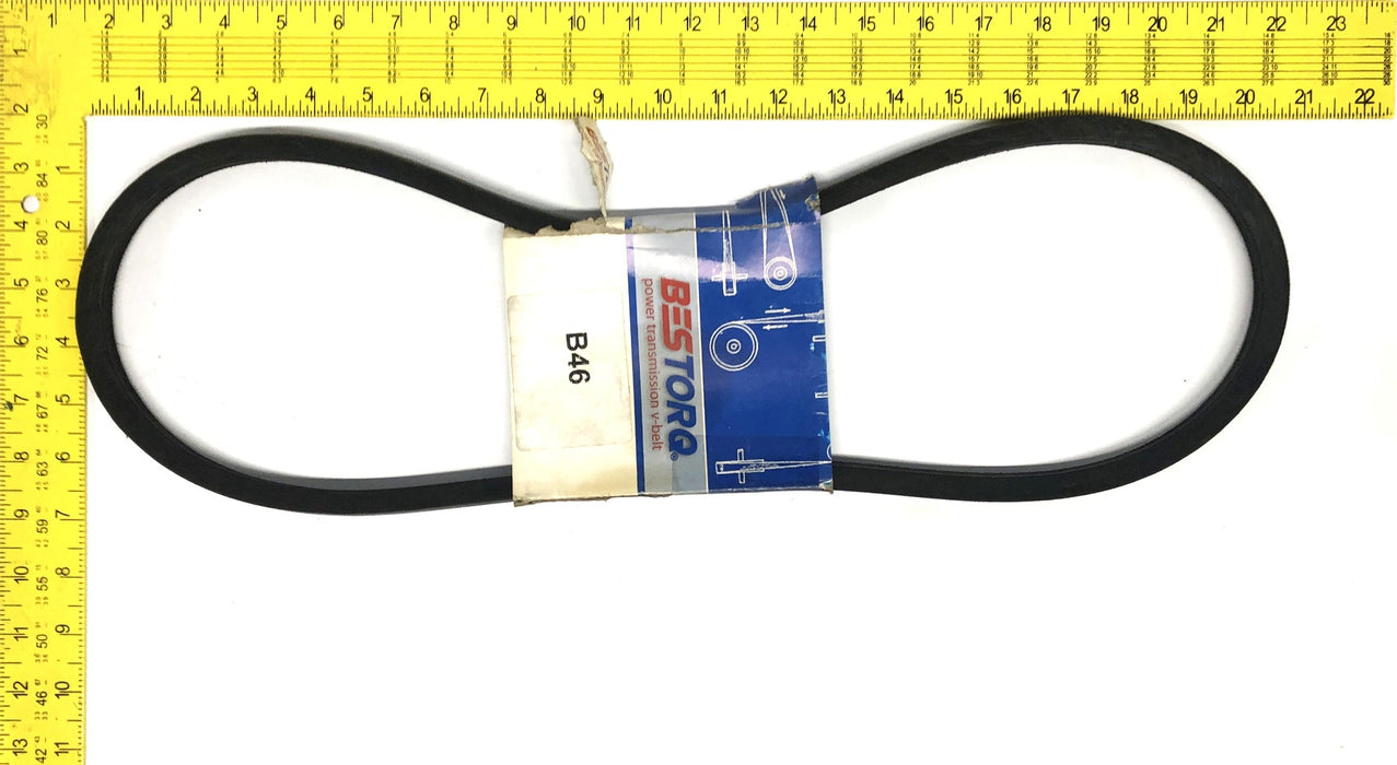 Bestorq Power Transmission V-Belt B46 or 5L490 [Lot of 2] NOS