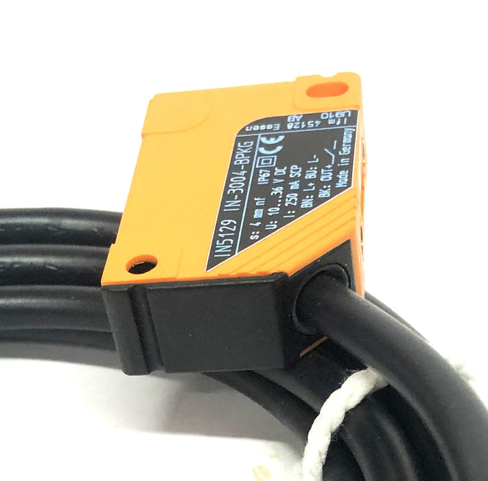 Efector IN5129 Proximity Switch Sensor IN-3004-BPKG NOS