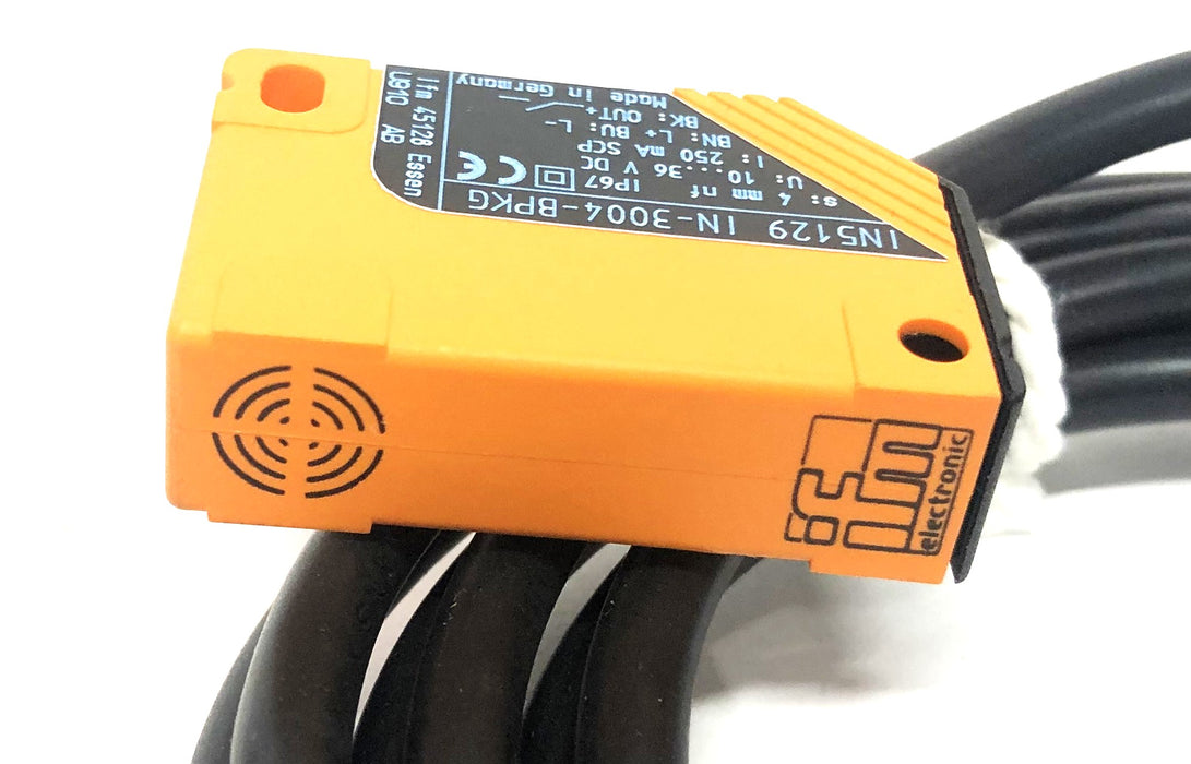 Efector IN5129 Proximity Switch Sensor IN-3004-BPKG NOS