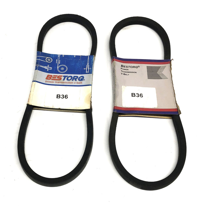 Bestorq Power Transmission V-Belt B36 or 5L390 [Lot of 2] NOS