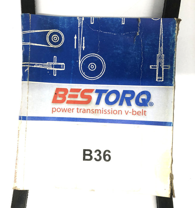 Bestorq Power Transmission V-Belt B36 or 5L390 [Lot of 2] NOS