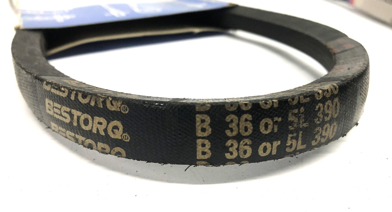 Bestorq Power Transmission V-Belt B36 or 5L390 [Lot of 2] NOS