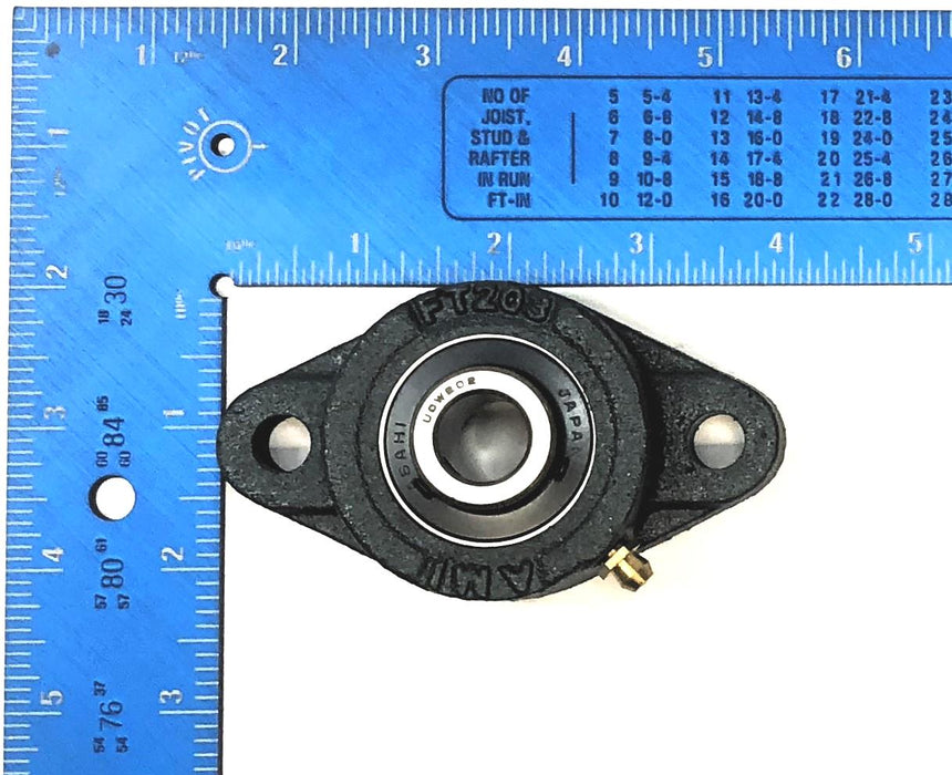 AMI / Asahi Flange W/ Insert Ball Bearing FT203 / UCW202 NOS