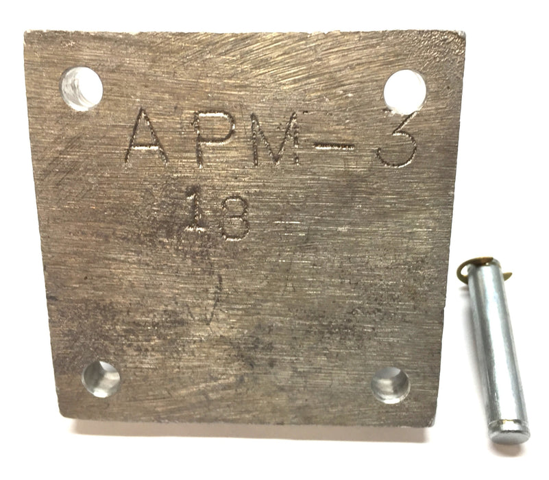 APM 3" x 3" Durable Clevis Bracket APM-3 13 (605512) NOS