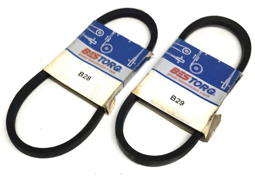 Bestorq Power Transmission V-Belt B28 or 5L310/B29 or 5L320 [Lot of 2] NOS