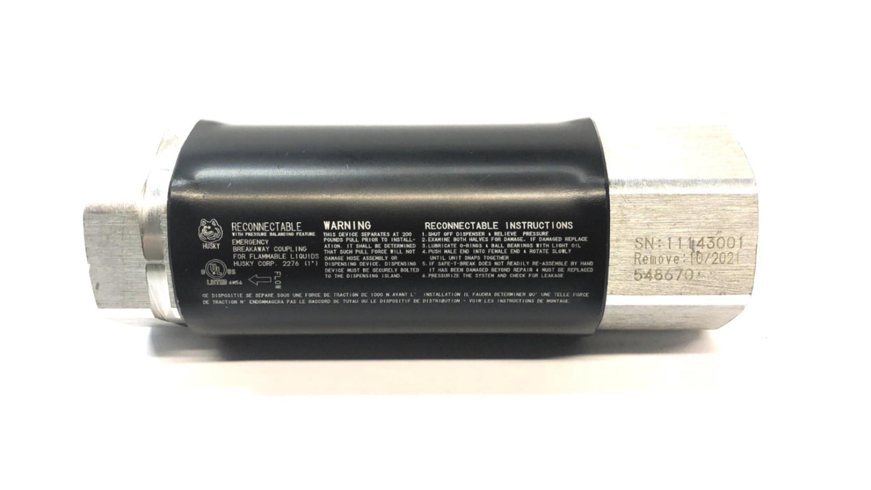 Husky 1" Emergency Breakaway Coupling 2276 NOS