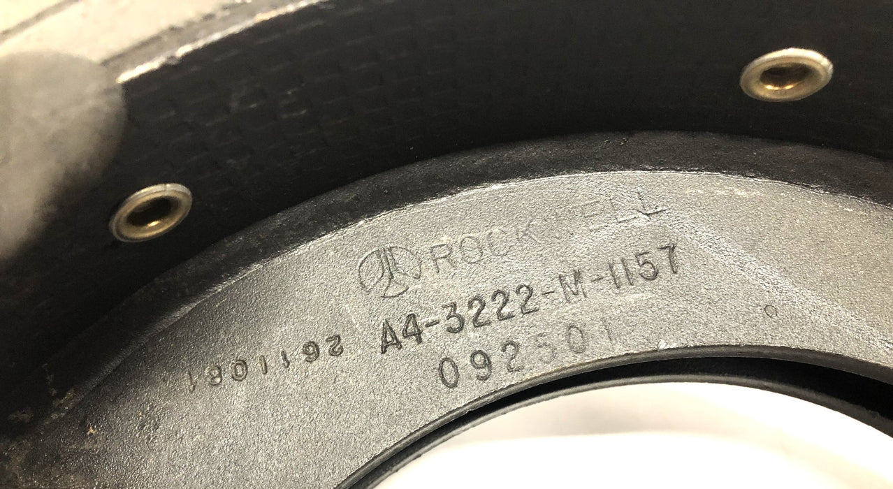 RockWell Brake Shoe A4-3222-M-1157 (092501) NOS