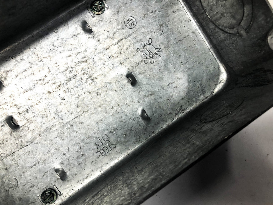 Steel City Rectangle Concrete Box 25.0 C.U. IN USED