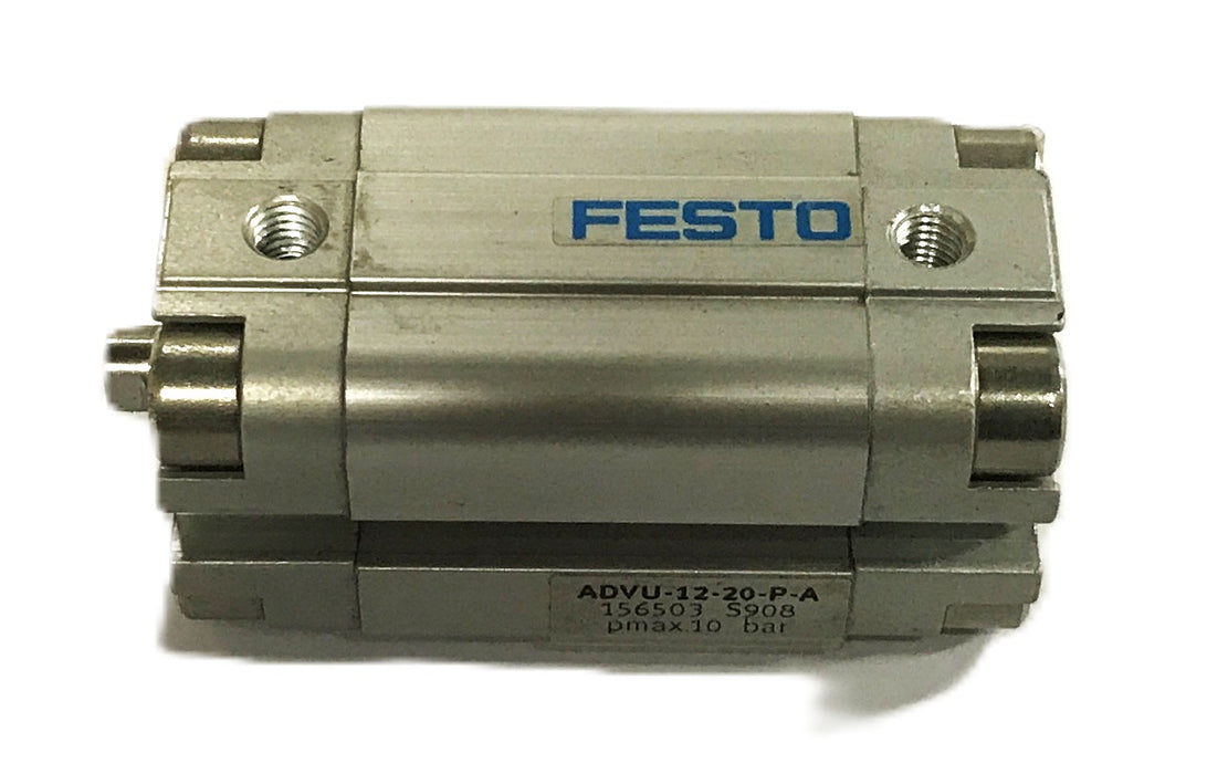 Festo Mini-Cylinder ADVU-12-20-P-A [Lot of 2] NOS