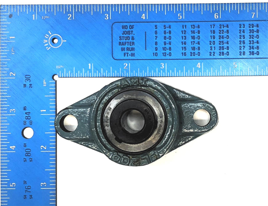 AMI / Asahi Pillow Block Bearing Without Zerk Fitting FL204 (UC202) NOS