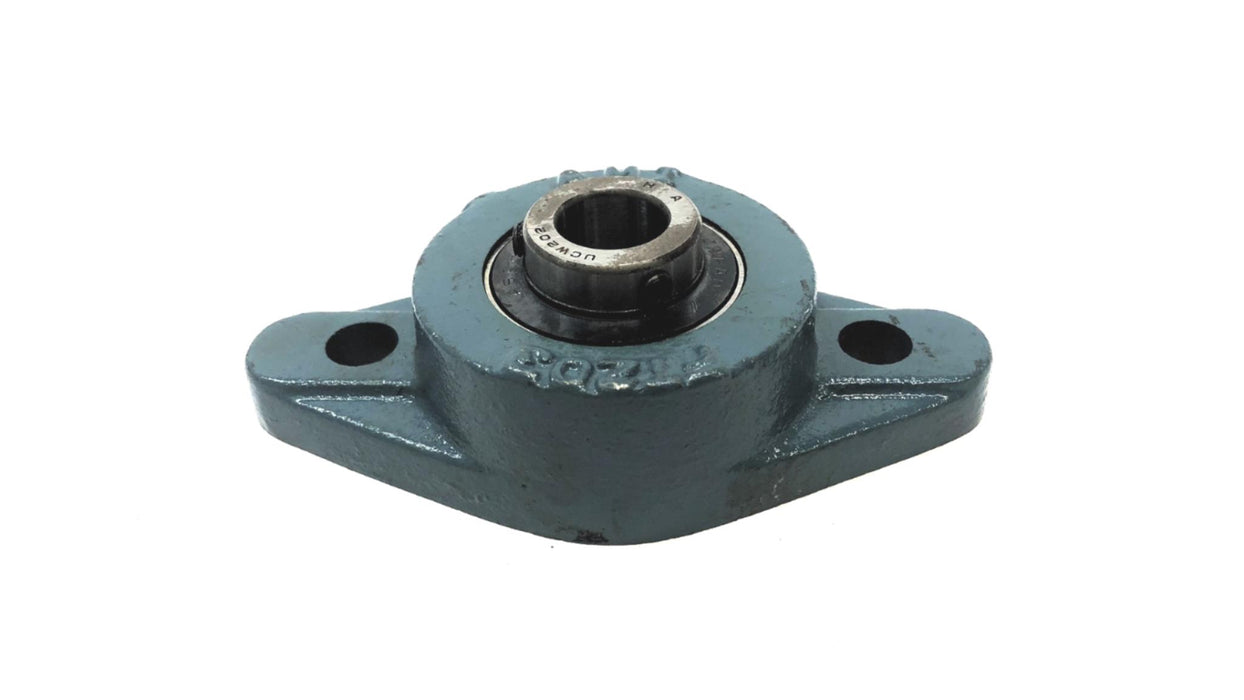 AMI / Asahi Flange W/ Insert Ball Bearing Without Zerk Fitting FT203/UCW202 NOS