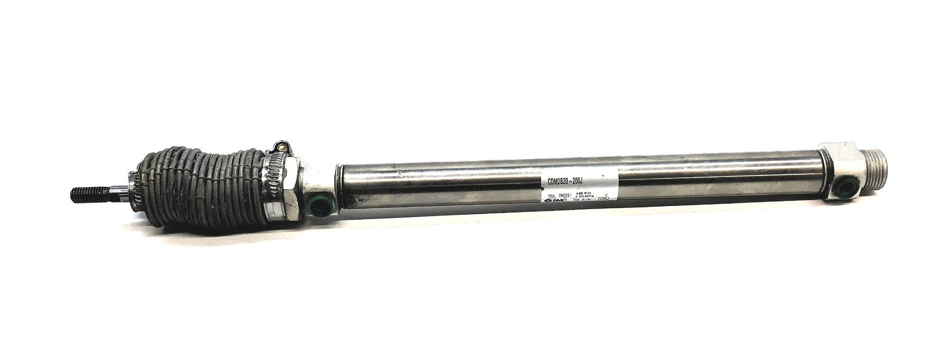 SMC Pneumatic Cylinder W/ Boot CDM2B20-200J USED