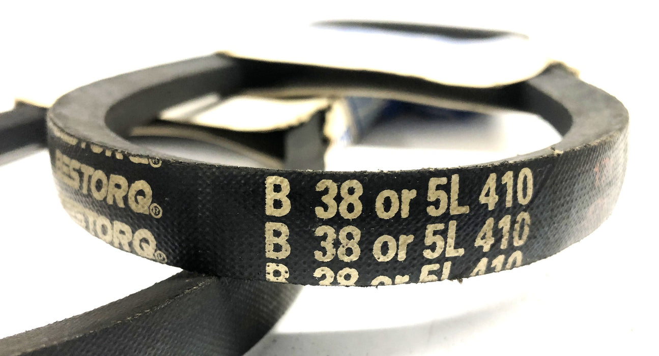 Bestorq Power Transmission V-Belt B38 or 5L410 [Lot of 2] NOS