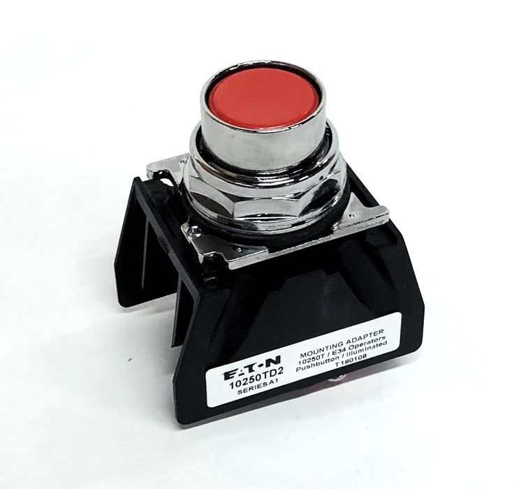 Eaton 50A 600V Series A1 Flush Pushbutton 10250T706R (10250TD2) NOS