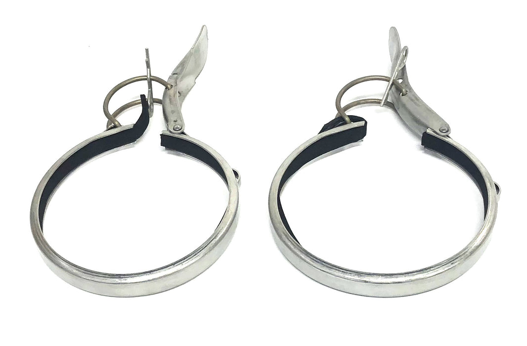 McMaster-Carr Type AISI 304 Stainless Steel Duct Clamp 4 Inch [Lot of 2] NOS