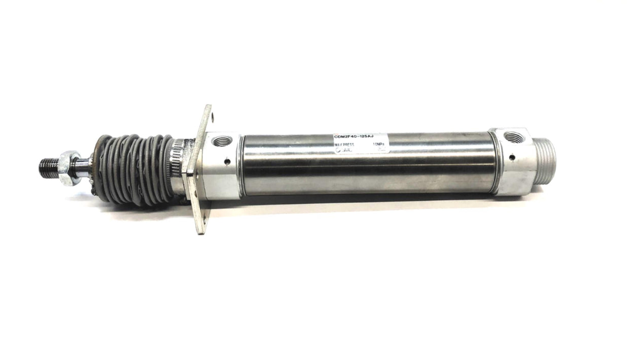 SMC Pneumatic Cylinder W/ Boot CDM2F40-125AJ USED