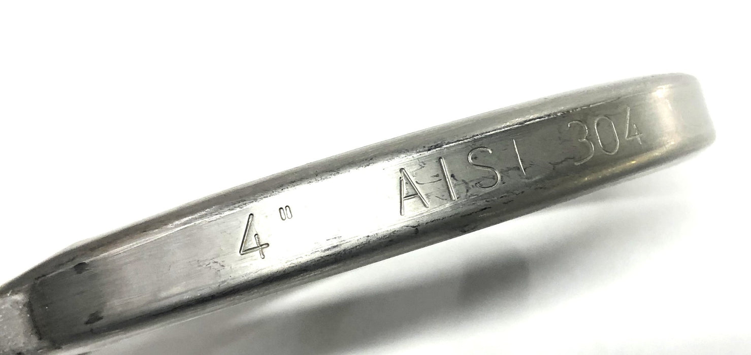 McMaster-Carr Type AISI 304 Stainless Steel Duct Clamp 4 Inch [Lot of 2] NOS