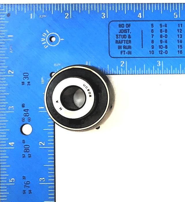 Asahi Insert Ball Bearing UC202 [Lot of 4] NOS