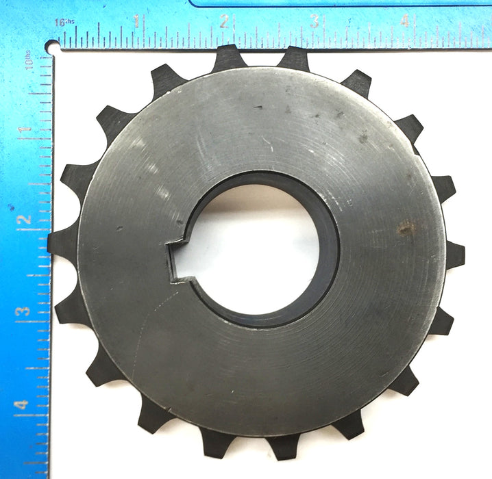 McMaster-Carr Roller Chain Sprocket 6018 CPLG FLG x 1.438 KW (6018X1 7/16) NOS