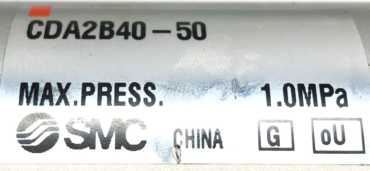 SMC Pneumatic Cylinder (No Washer) CDA2B40-50 NOS