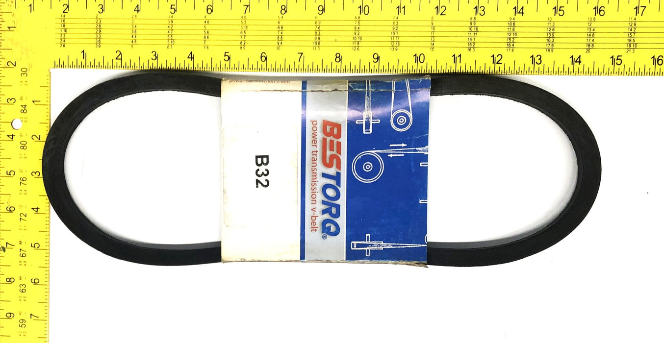 Bestorq Power Transmission V-Belt B32 or 5L350 [Lot of 2] NOS