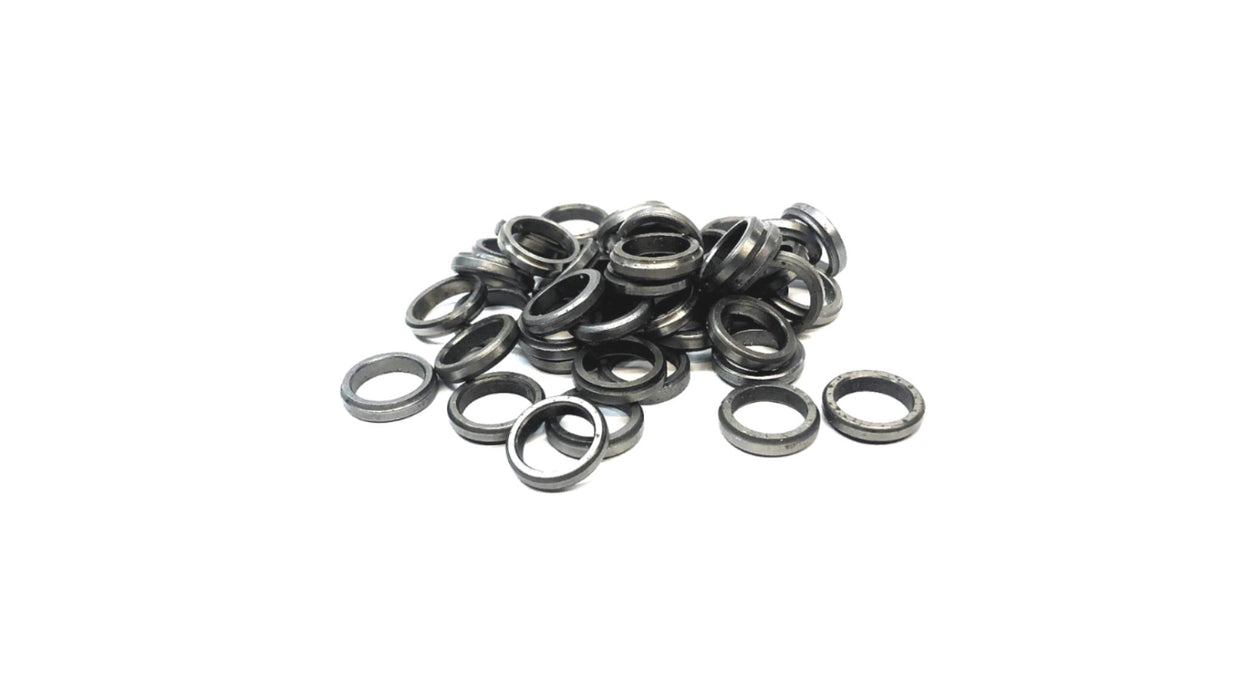 Unbranded 12mm ID x 16mm OD x 3.5mm Thick Metal Spacer [Lot of 45] NOS